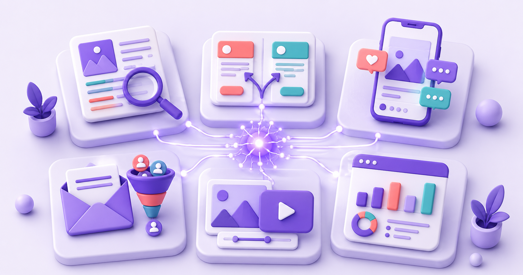 Cas d'usage IA marketing par levier dans une entreprise