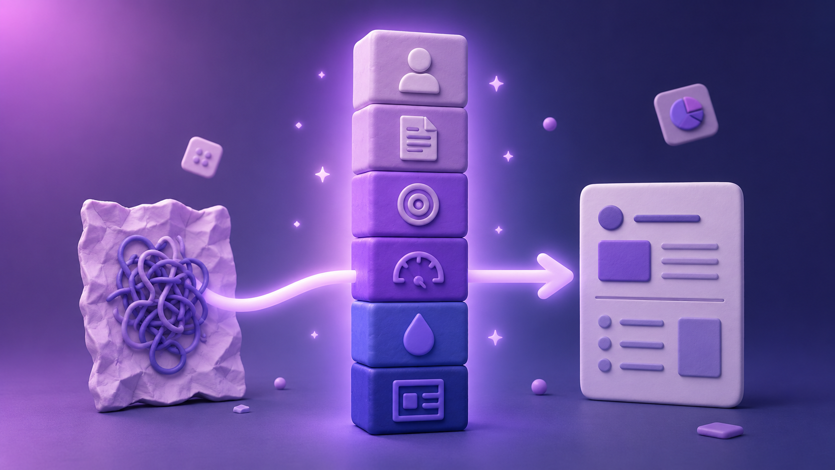 Méthode des 6 blocs de prompt engineering en entreprise, du prompt brouillon au prompt structuré