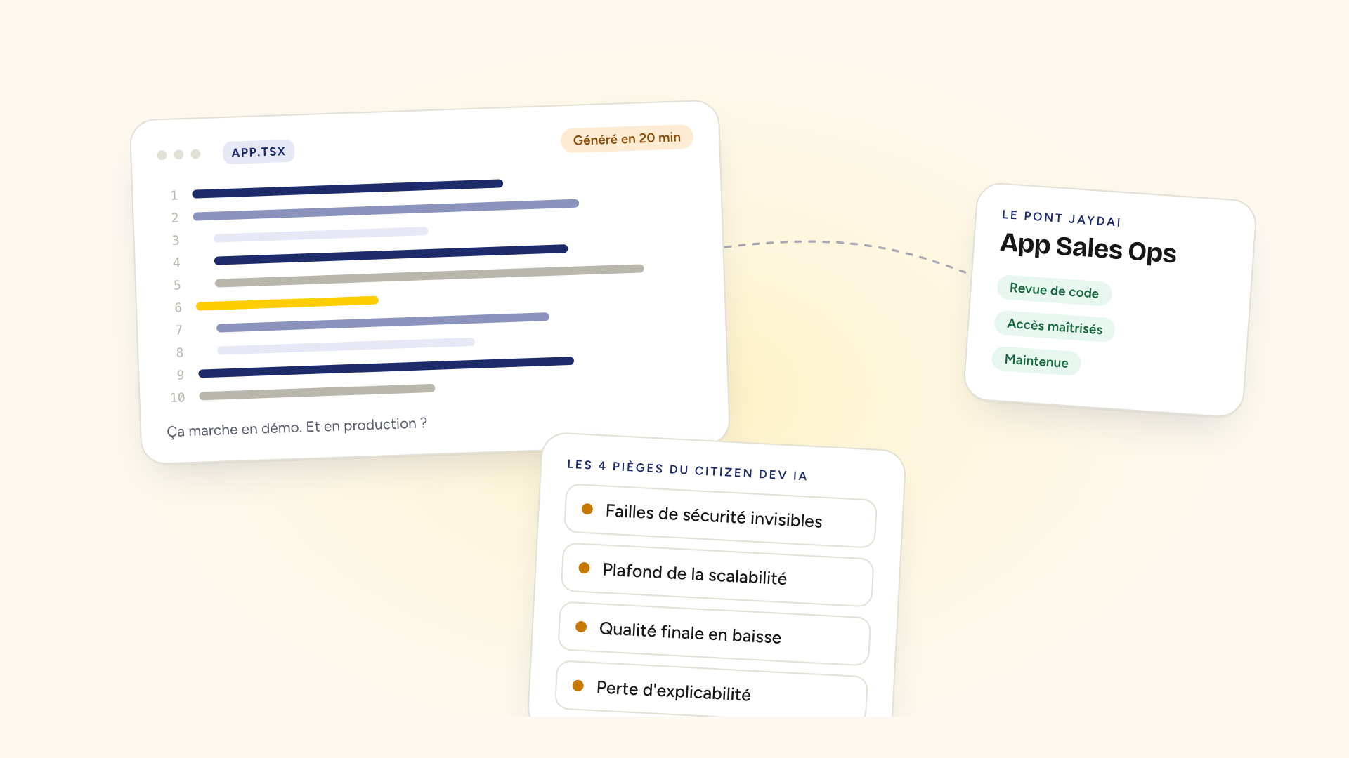 Vibe coding en entreprise — le piège du citizen developer IA